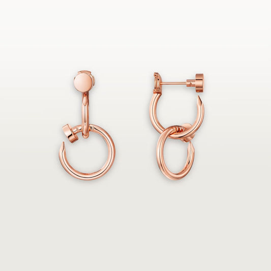 [Angela Jewelry]JUSTE NO DIAMOND DOUBLE EARRINGS