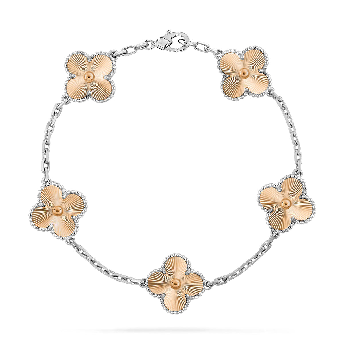 [Angela Jewelry] CLOVER 5 MOTIF LASER BRACELET COLLECTION