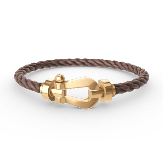 [Angela Jewellery]FORCE GROSSES HUFEISENARMBAND OHNE DIAMANT GOLD 