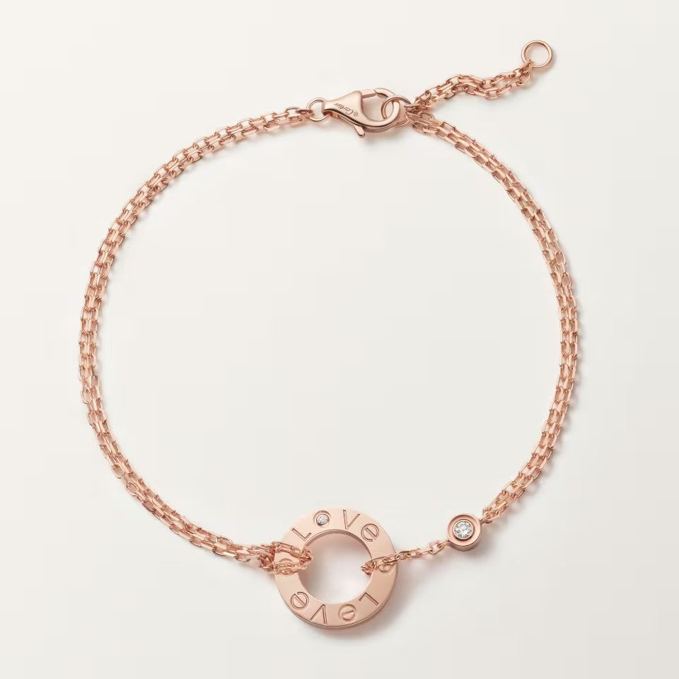 [Angela Jewelry]LOVE BRACELET 2 DIAMOND