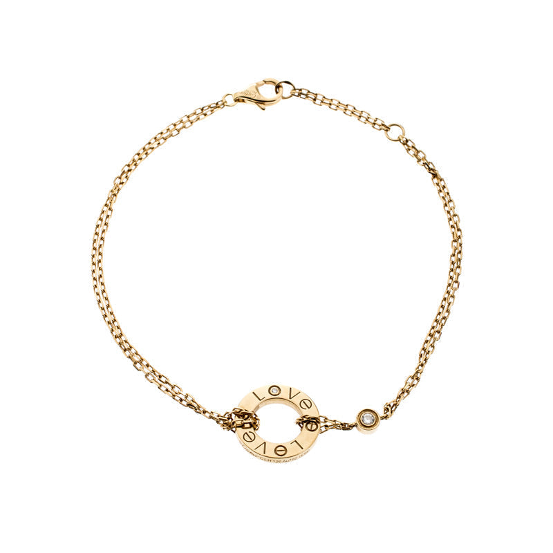 [Angela Jewellery]LOVE BRACELET 2 DIAMOND
