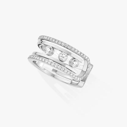 [Angela Jewelry]Move 10th Diamond Ring in Gold