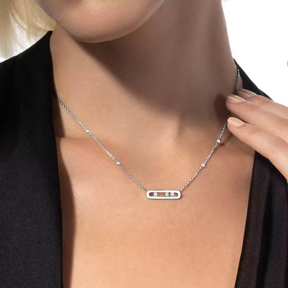 [Angela Jewelry]Baby Move Necklace