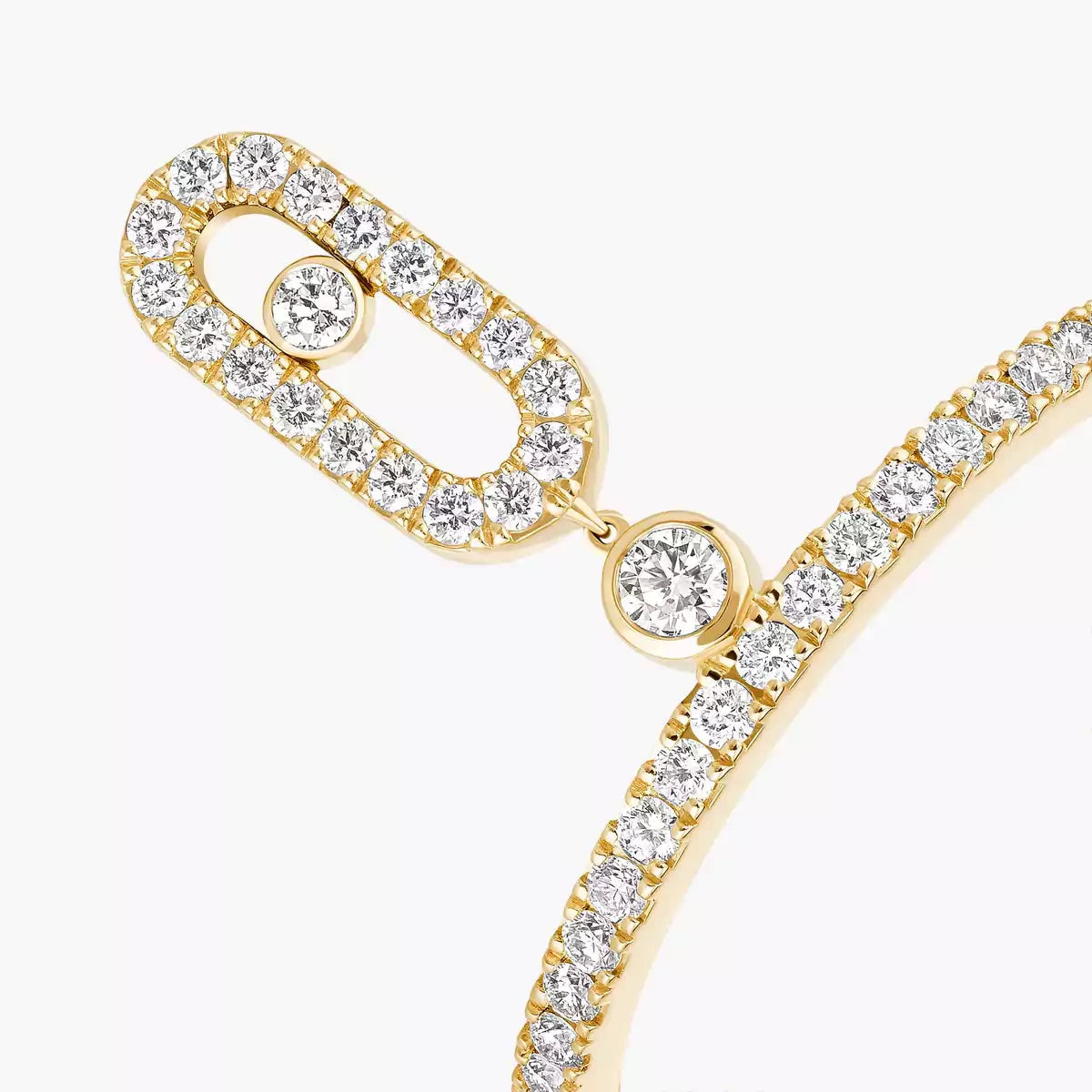 [Angela Jewelry]Move Uno Diamond Ring