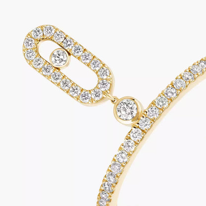 [Angela Jewelry]Move Uno Diamond Ring