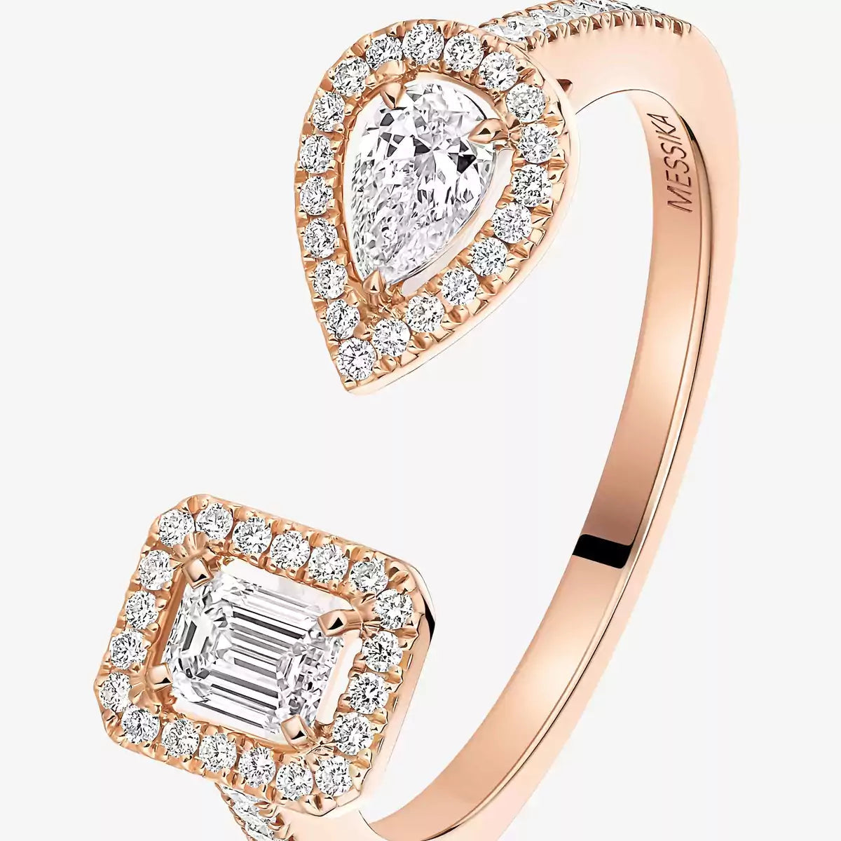 [Angela Jewelry]My Twin Toi Gold Diamond Ring