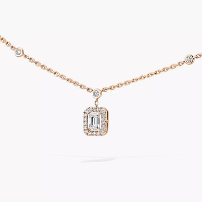 [Angela Jewelry]My Twin Diamond Necklace in Silver