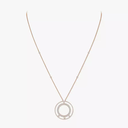 [Angela Jewelry]Move Romane Long Pave_-Set Diamond Necklace