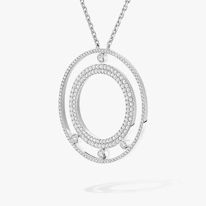 [Angela Jewelry]Move Romane Long Pave_-Set Diamond Necklace