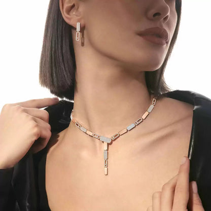 [Angela Jewelry]Imperial Move SM Diamond Earrings