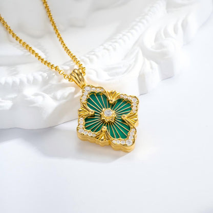 [Angela Jewelry]OPERA TULLE ENAMEL NECKLACE