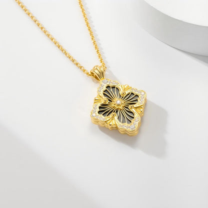 [Angela Jewelry]OPERA TULLE ENAMEL NECKLACE
