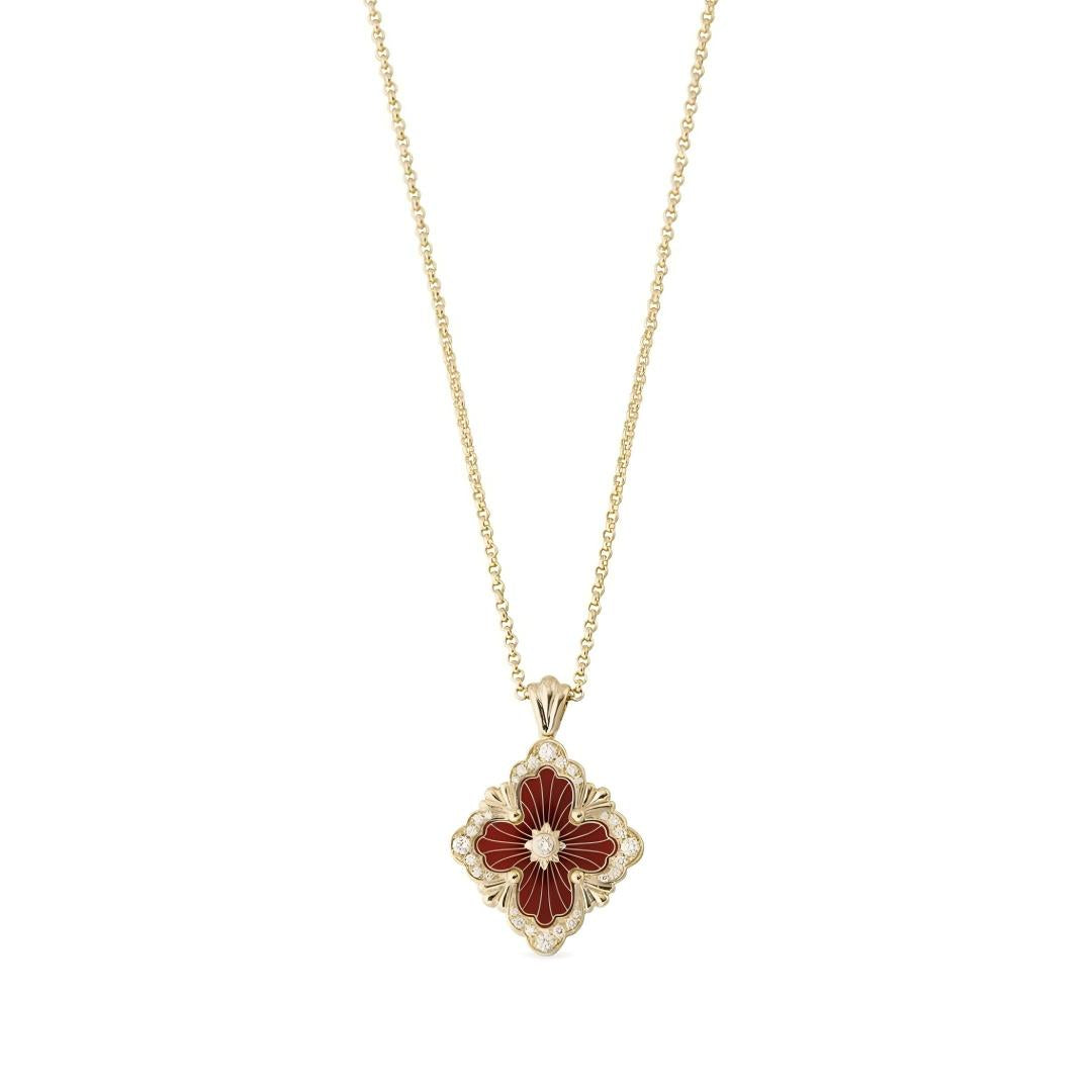 [Angela Jewelry]OPERA TULLE ENAMEL NECKLACE
