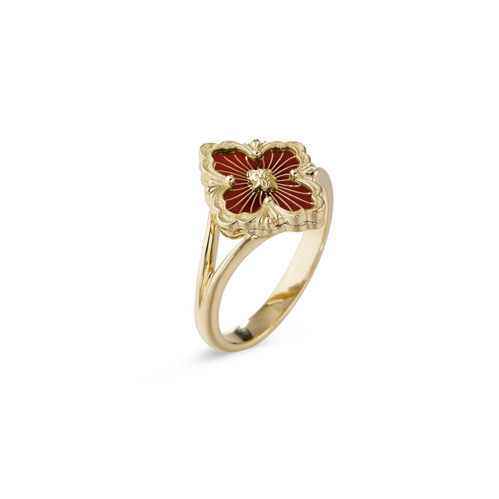 [Angela Jewelry]OPERA TULLE  RING WITH  ENAMEL BACKGROUND