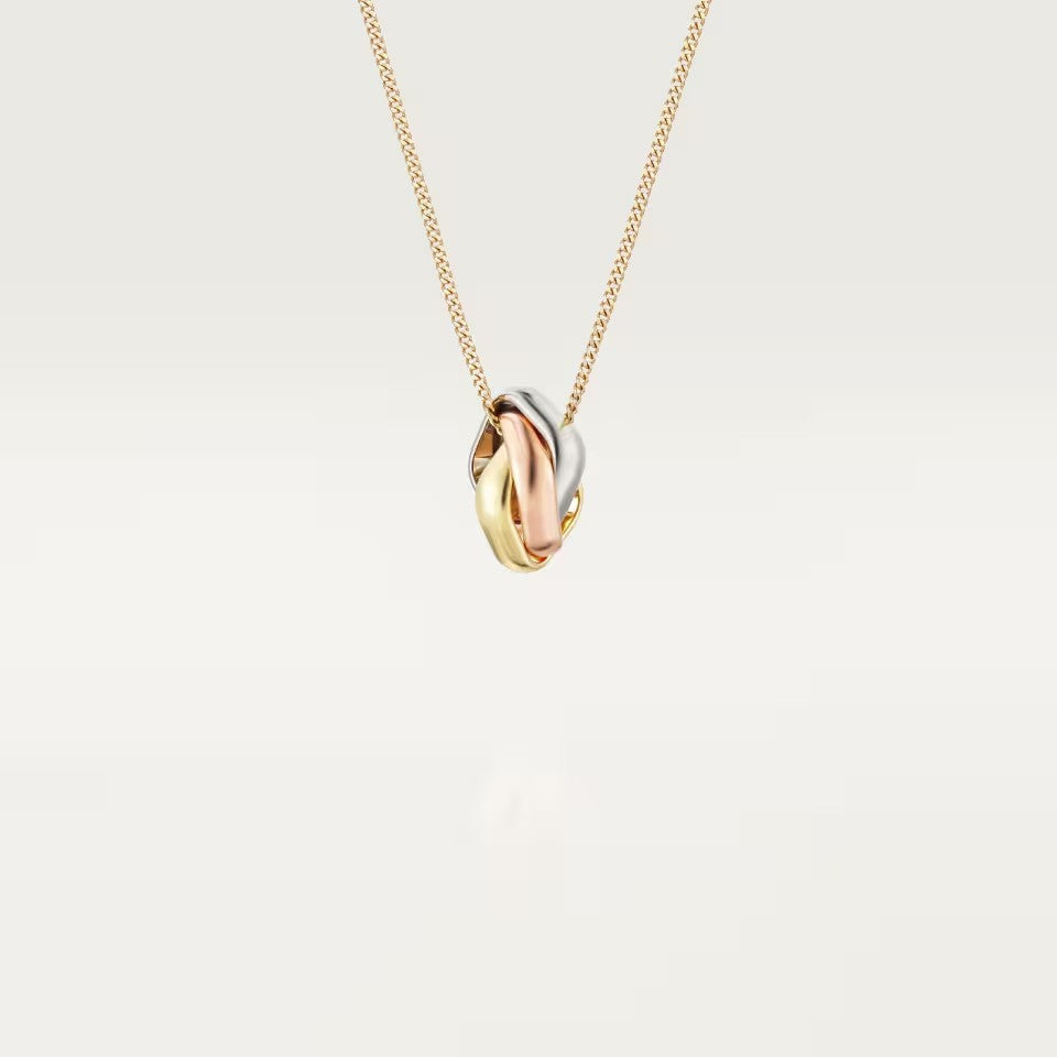 [Angela Jewelry]TRINITY CUSHION NECKLACE COLLECTION