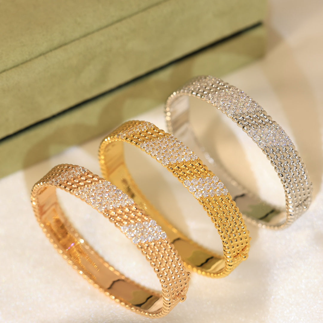 [Angela Jewelry]  FIVE-ROW DIAMOND BRACELET