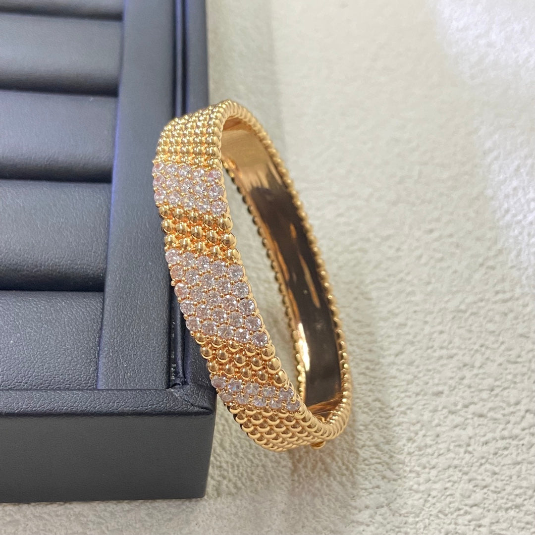 [Angela Jewelry]  FIVE-ROW DIAMOND BRACELET