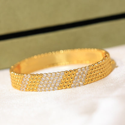 [Angela Jewelry]  FIVE-ROW DIAMOND BRACELET