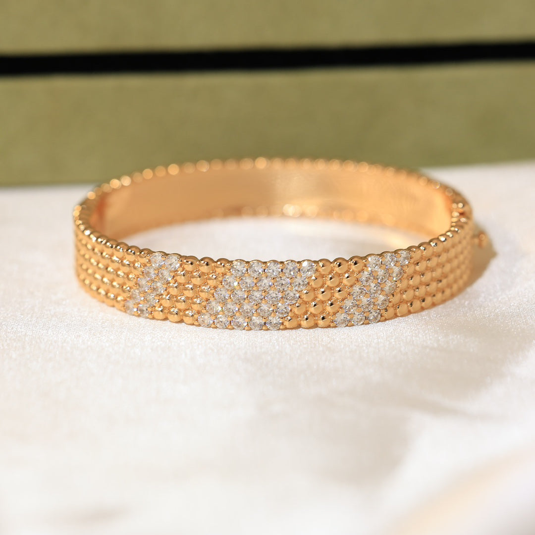[Angela Jewelry]  FIVE-ROW DIAMOND BRACELET