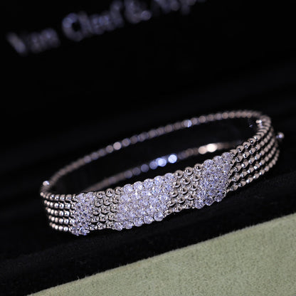 [Angela Jewelry]  FIVE-ROW DIAMOND BRACELET