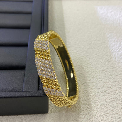 [Angela Jewelry]  FIVE-ROW DIAMOND BRACELET