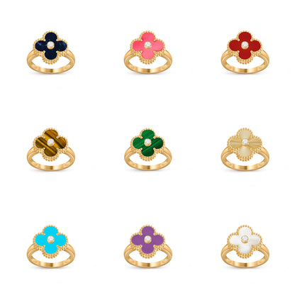 [Angela Jewelry]CLOVER DIAMOND RING GOLD COLLECTION