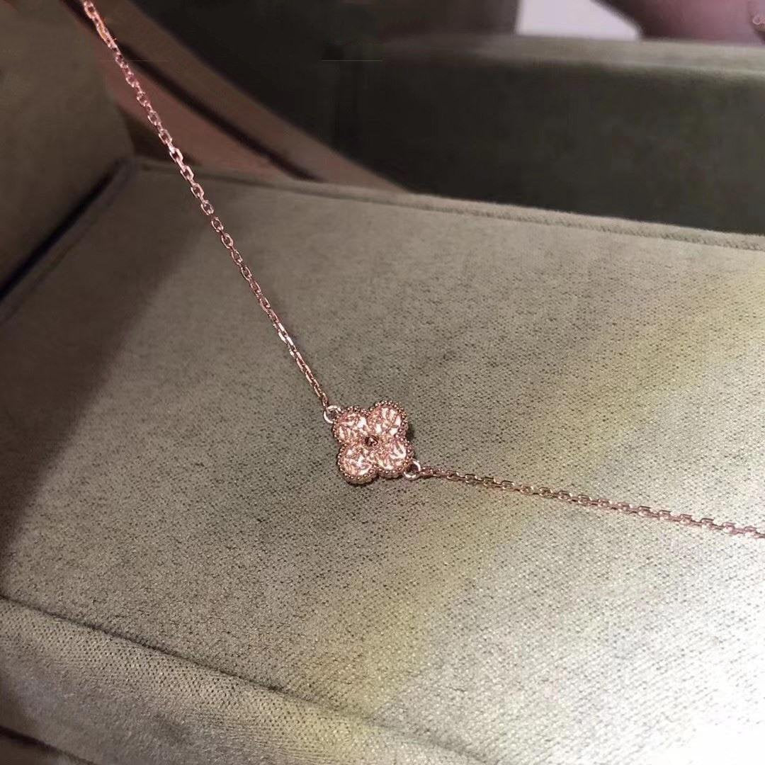 [アンジェラジュエリー]クローバーシングルフラワーブレスレット