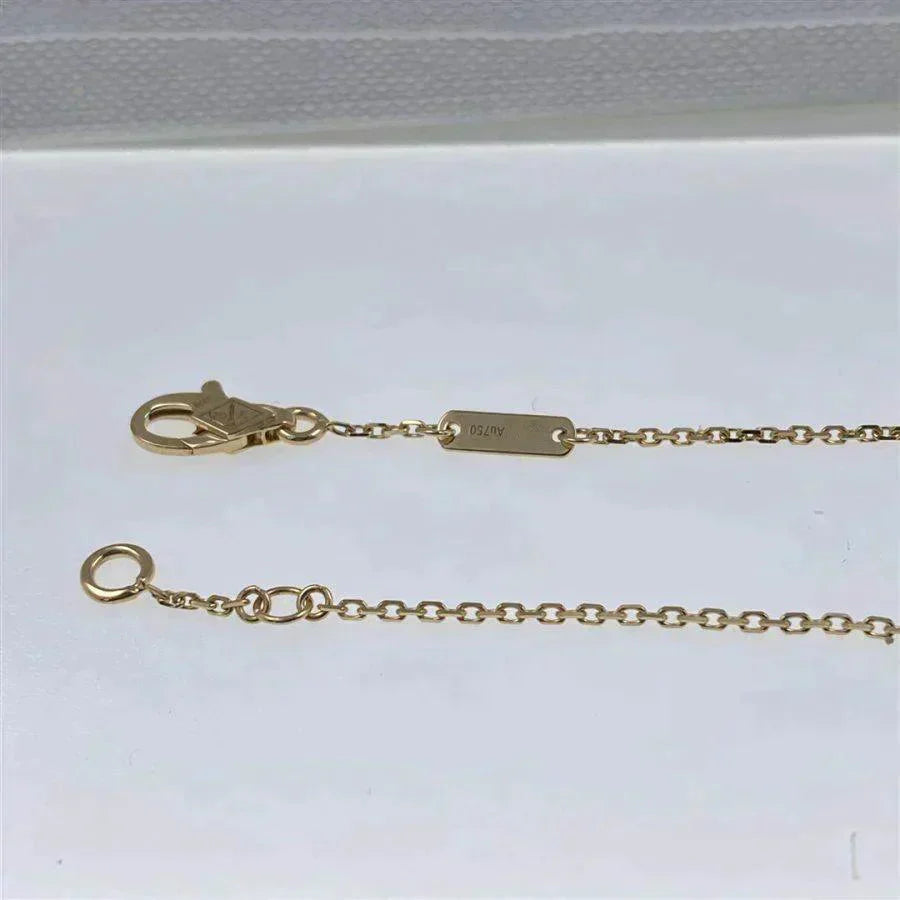 [アンジェラジュエリー]クローバーカーネリアンシングルフラワーブレスレット