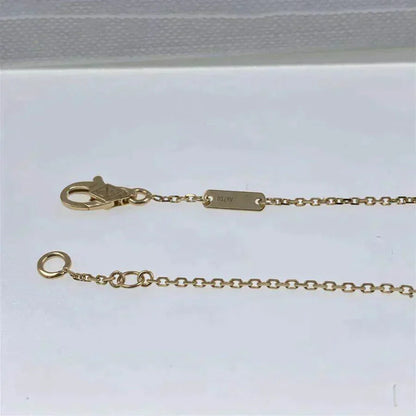 [アンジェラジュエリー]クローバーカーネリアンシングルフラワーブレスレット