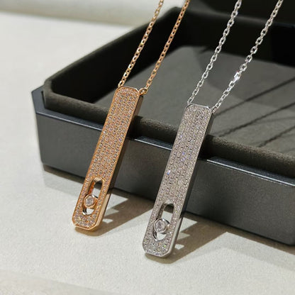 [Angela Jewelry]MY FIRST DIAMOND PAVED NECKLACE