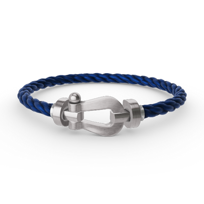 [Angela Jewelry]Love & Force Large Horseshoe Trio Bracelet Stack Set