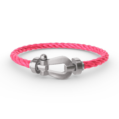 [Angela Jewellery]FORCE LARGE HORSESHOE NO DIAMOND BRACELET SILVER