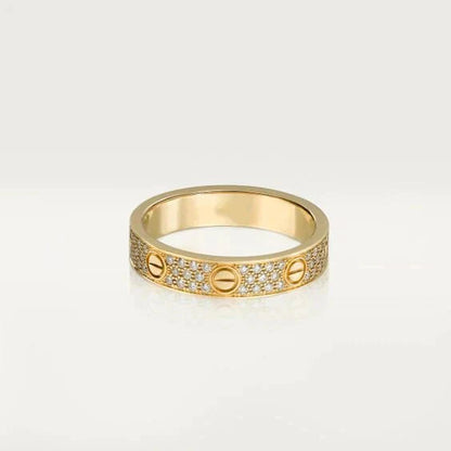 [Angela Jewellery]LOVE RING 3.6MM DIAMOND PAVED